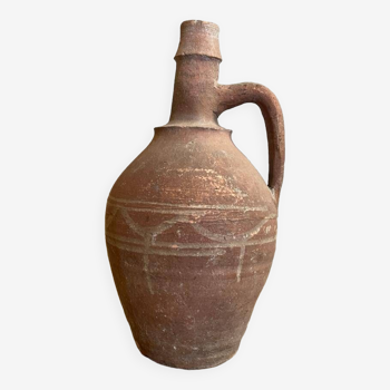 Old terracotta water pot