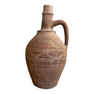 Old terracotta water pot