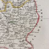 Carte ancienne de la Creuse