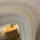 Matte white Louis Philippe style mirror