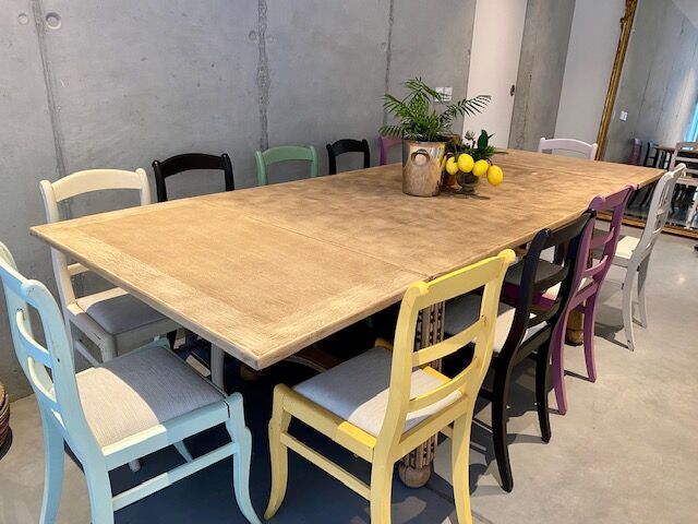 Firm table sanded extensions 260 cm