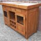 Buffet de cuisine - Billot - Table de boucher