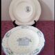 Ansemble de7 anciennes assiettes ,  Gien