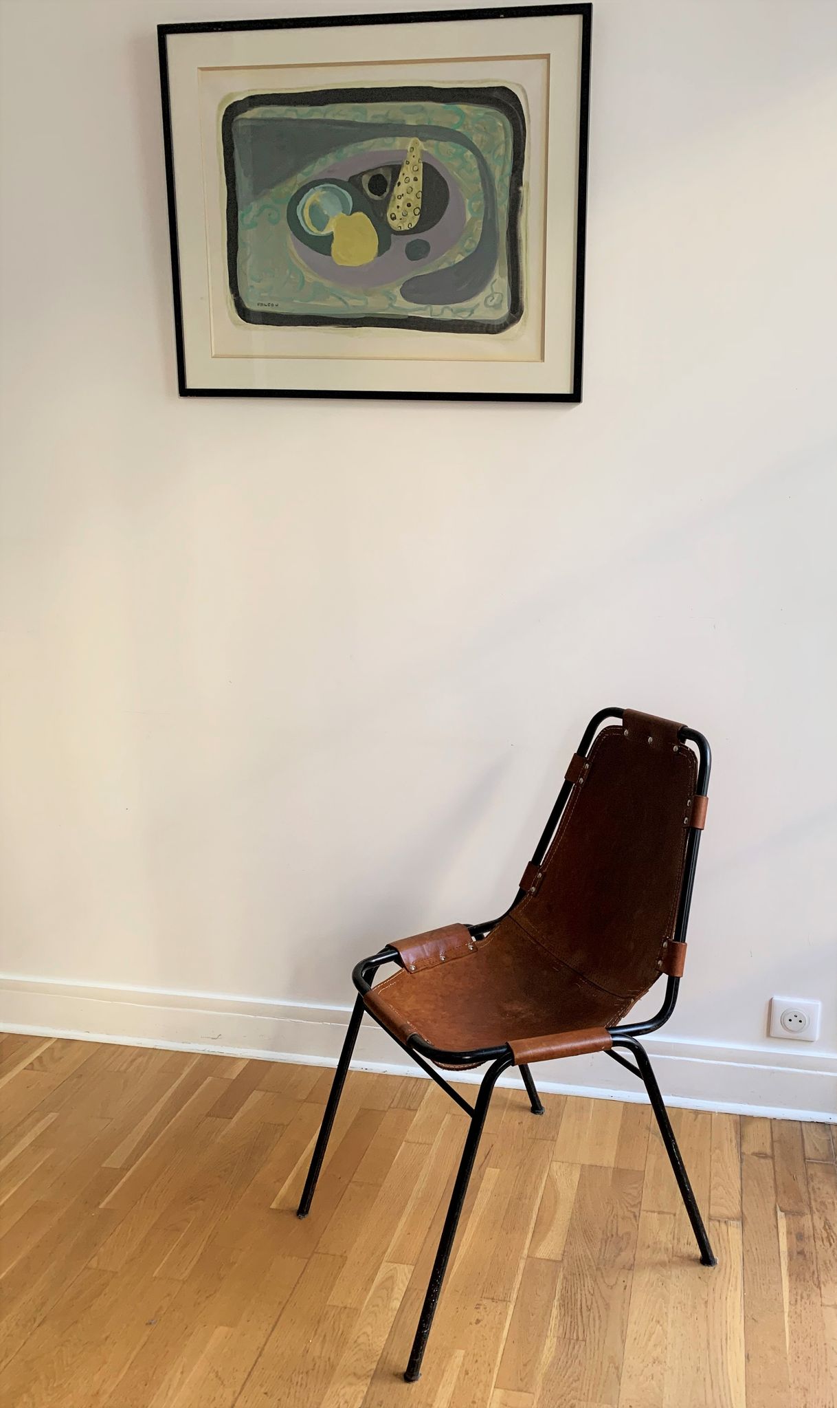 Chaise modèle « Les Arcs » circa 1960