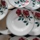 ​Suite de 11 assiettes creuses modèle Vernon 40's