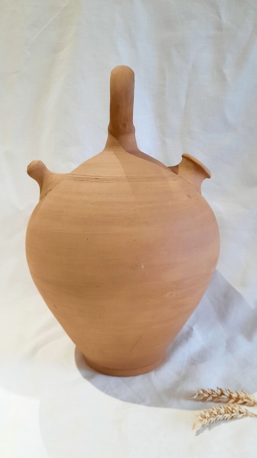 Terracotta vase pot