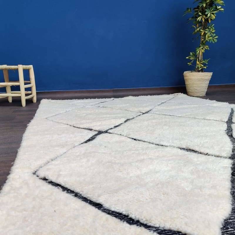 Tapis berbère Beni Ouarain losange 250cmx150cm