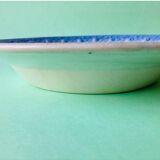 LARGE HOLLOW DISH MOULINS DES LOUPS AND HAMAGE MARINE PATTERN IN CERAMIC-RETRO-KITCHEN-VINTAGE