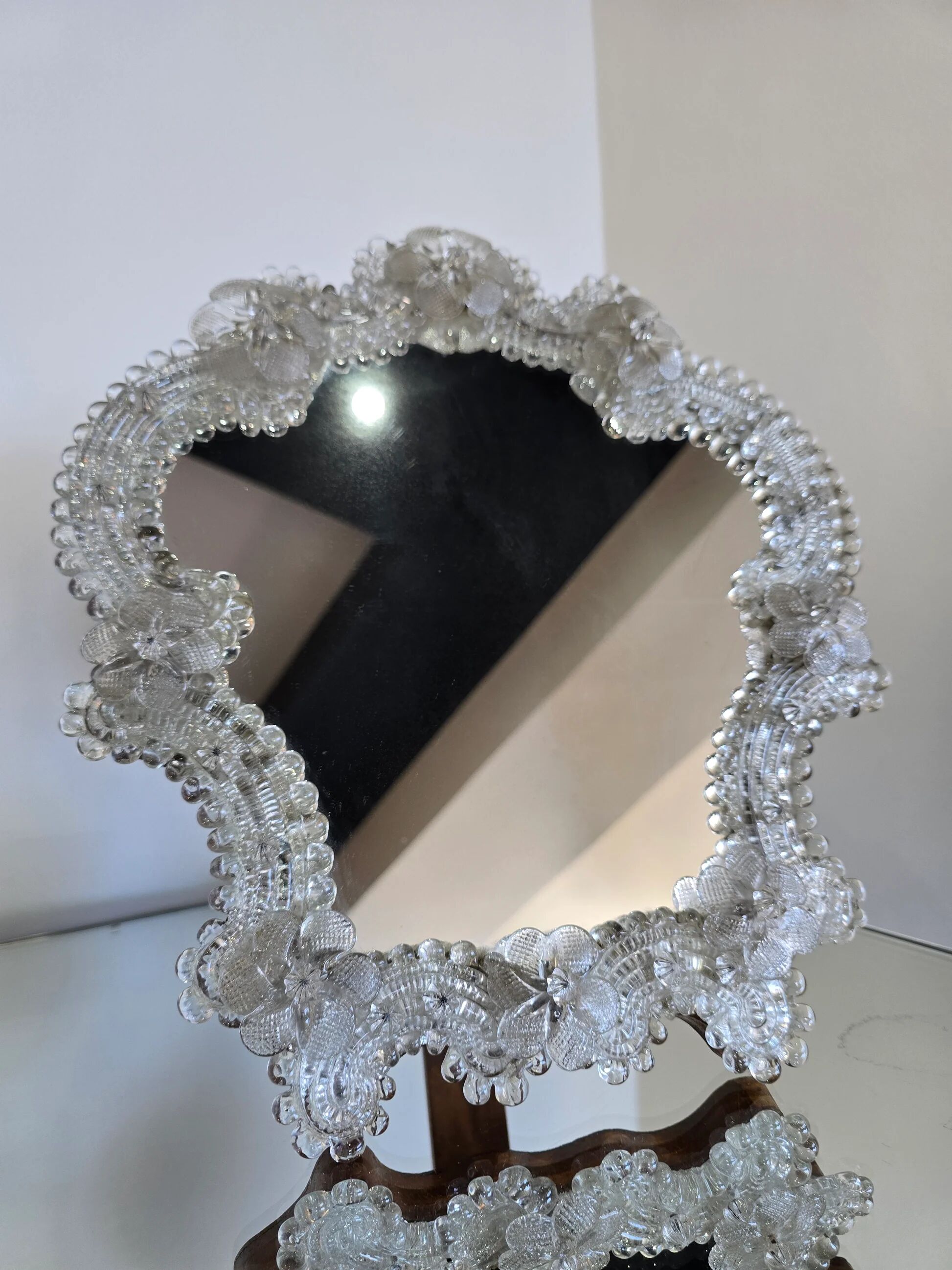 Venetian glass mirror – 35 x 30 cm