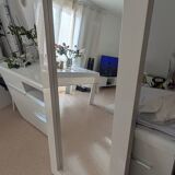 Modern White Lacquered Mirror - Excellent condition