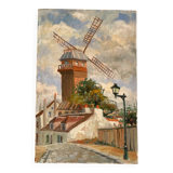 Oil painting on canvas by Guézou