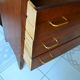 Vintage mahogany wing-shaped secretary