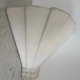 Geometric corner wall lamp in plaster, France 1980.