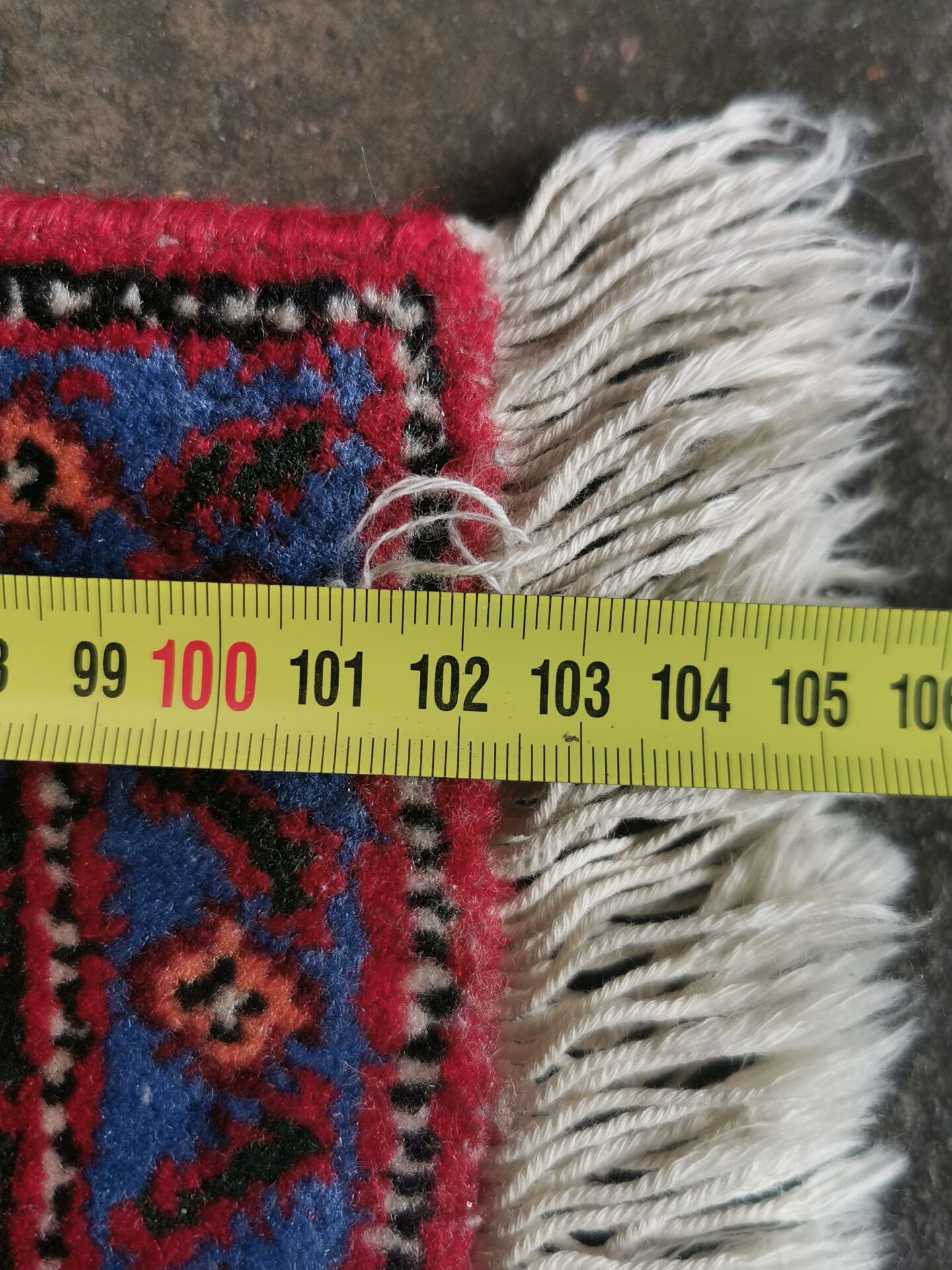 Hand-knotted Senneh Persian rug 109 x 70 cm