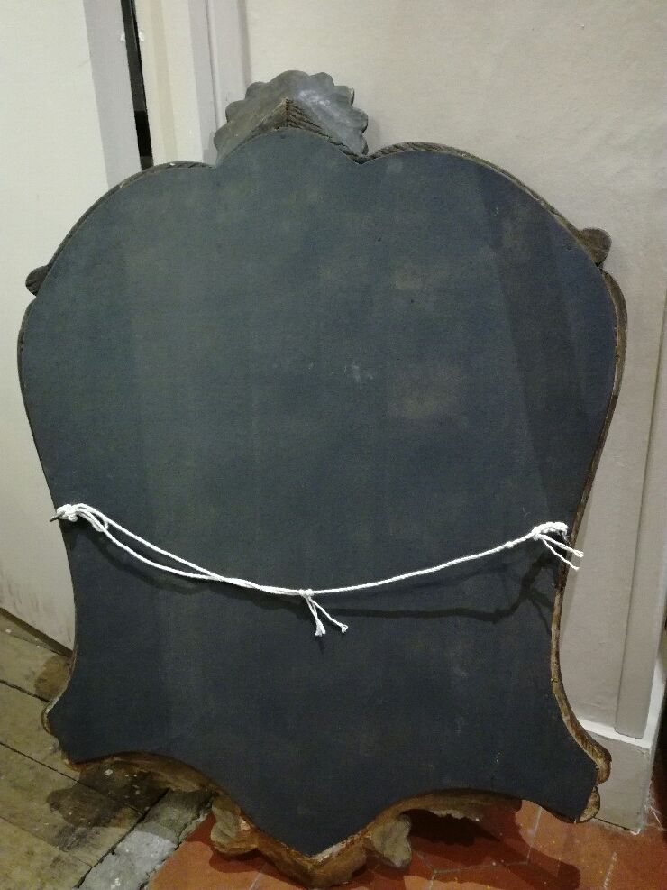 Golden mirror 77x56cm