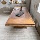 Table de repas chêne 1940 Dudouyt 240cm