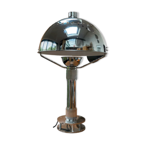 Lampe chromée signée