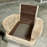 Pair of seventies foam armchairs