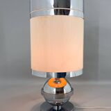 Large Mid-century Italian Chrome Table Lamp, 1970s