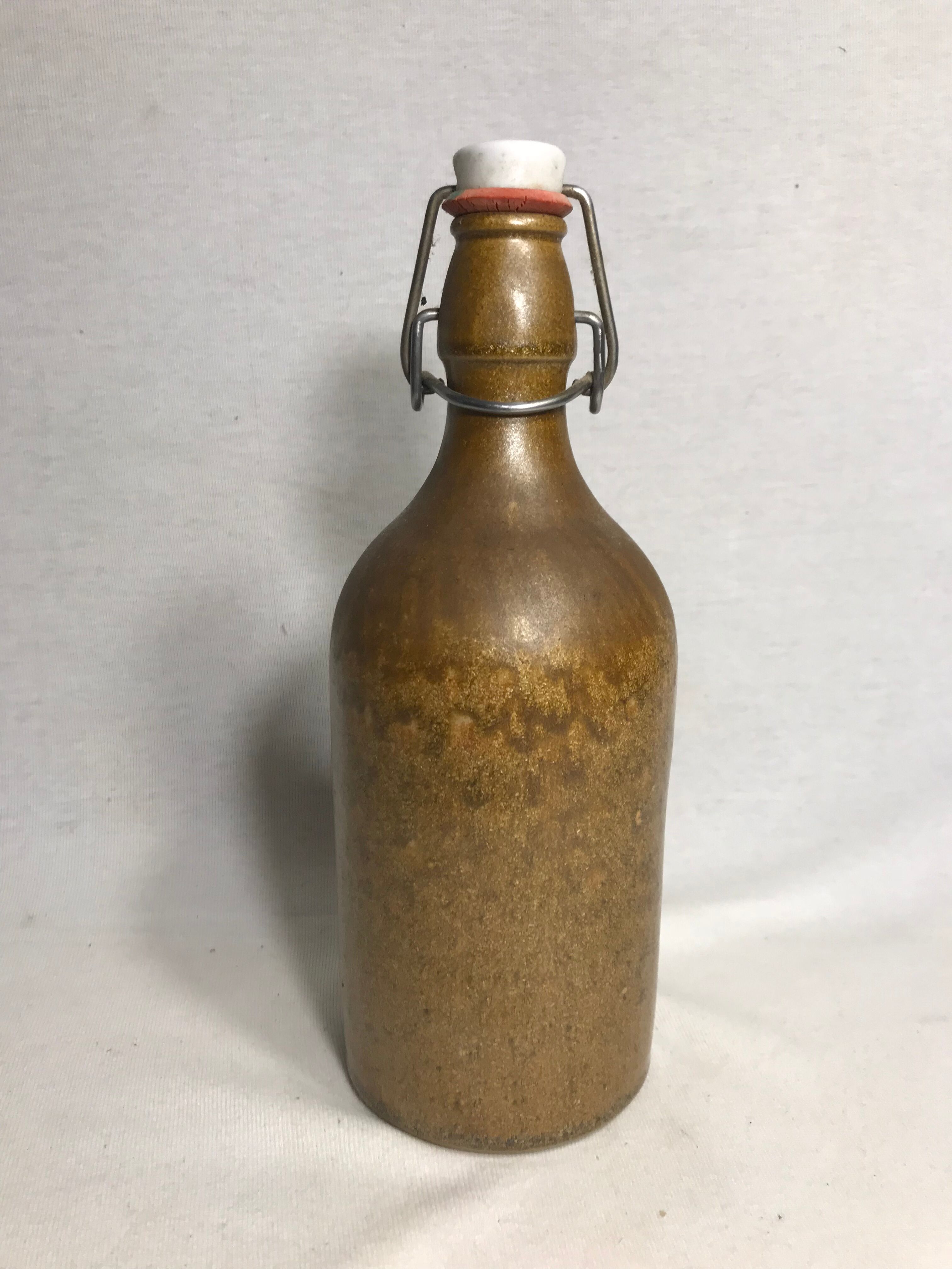 Old sandstone beige brown bottle