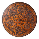 Large carved tray wall decoration