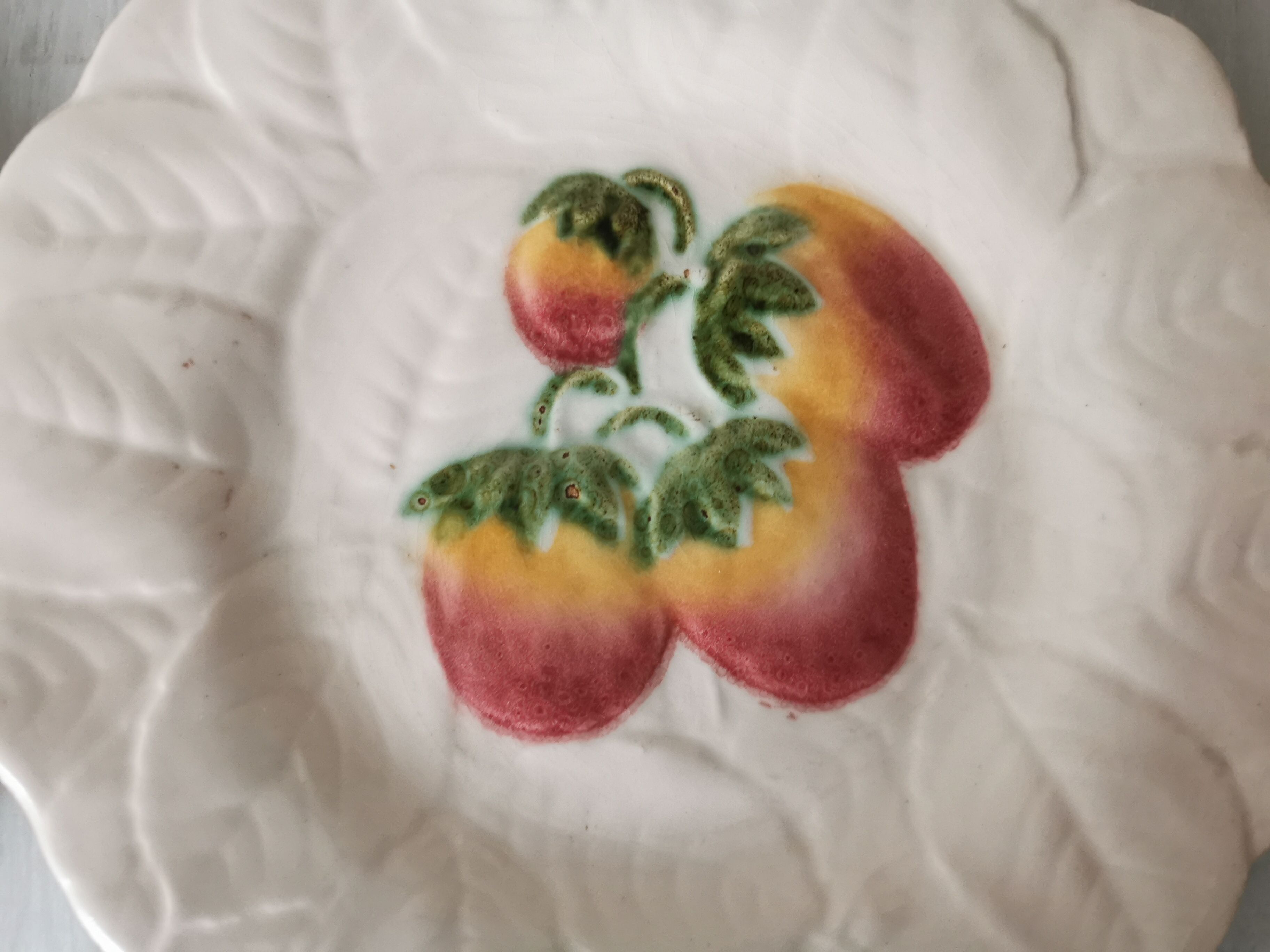 Sarreguemines Cavaillon fruit plates