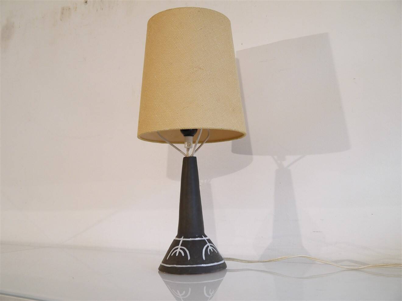 Danish ceramic lamp 1960