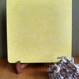 Dessous de plat épais formica jaune moucheté
