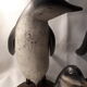 Family of 4 wooden penguins art deco