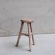 Primitive Mid-Century French Wooden Stool or Side Table