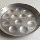 Plat à escargot aluminium vintage