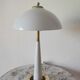 1980s vintage mushroom lamp in brass