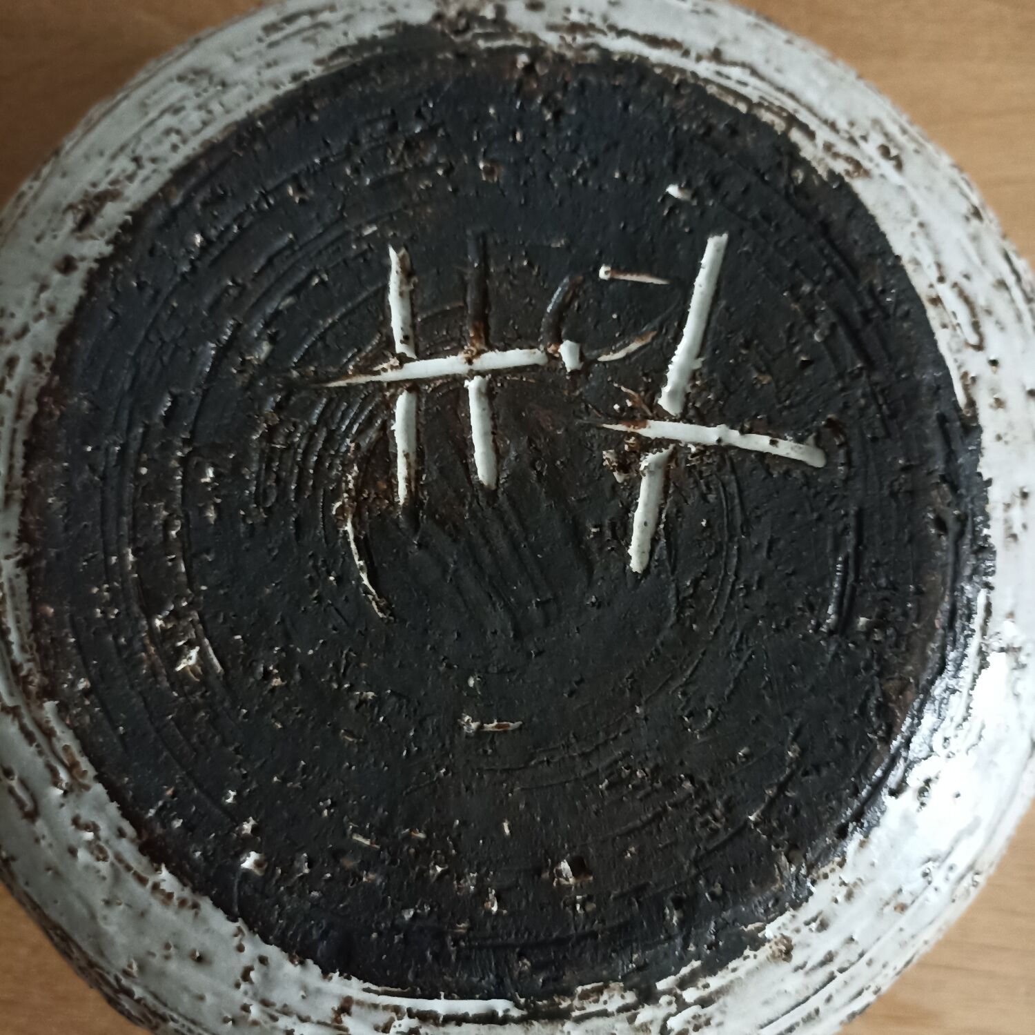 Gérard Hoffmann ceramic pot, Vallauris