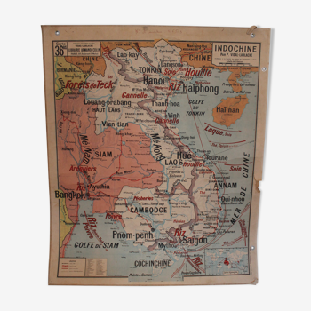 Old school map - Vidal Lablache No.36 bis