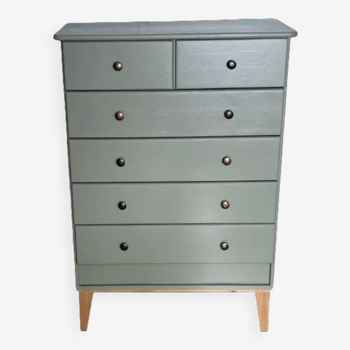 Chest of drawers Scandinavian green forest