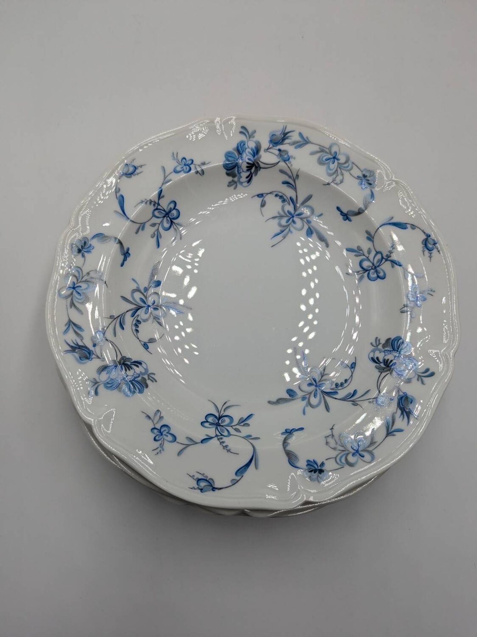 10 soup plates old porcelain royal factory of Limoges