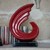 Abstract ceramic sculpture