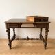 Antique Louis XIII style desk in solid wood