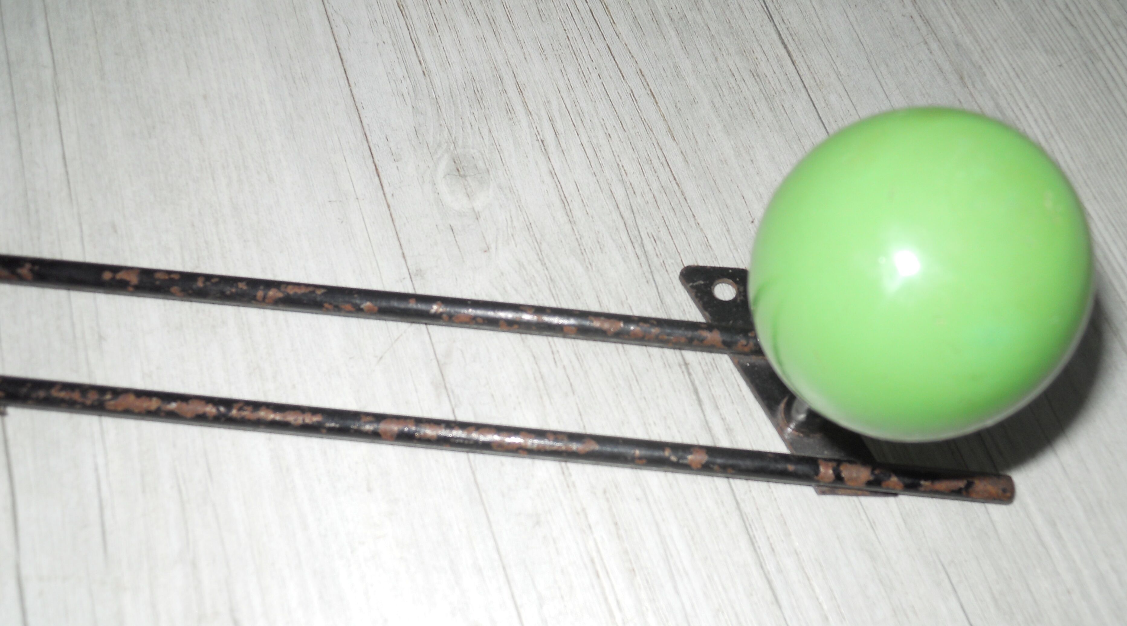 Wall coat rack multicolored wooden balls