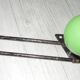 Wall coat rack multicolored wooden balls