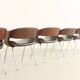 Ensemble de six chaises Oxford de Martin Grierson pour Arflex, 1963