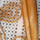 Rattan wall shelf