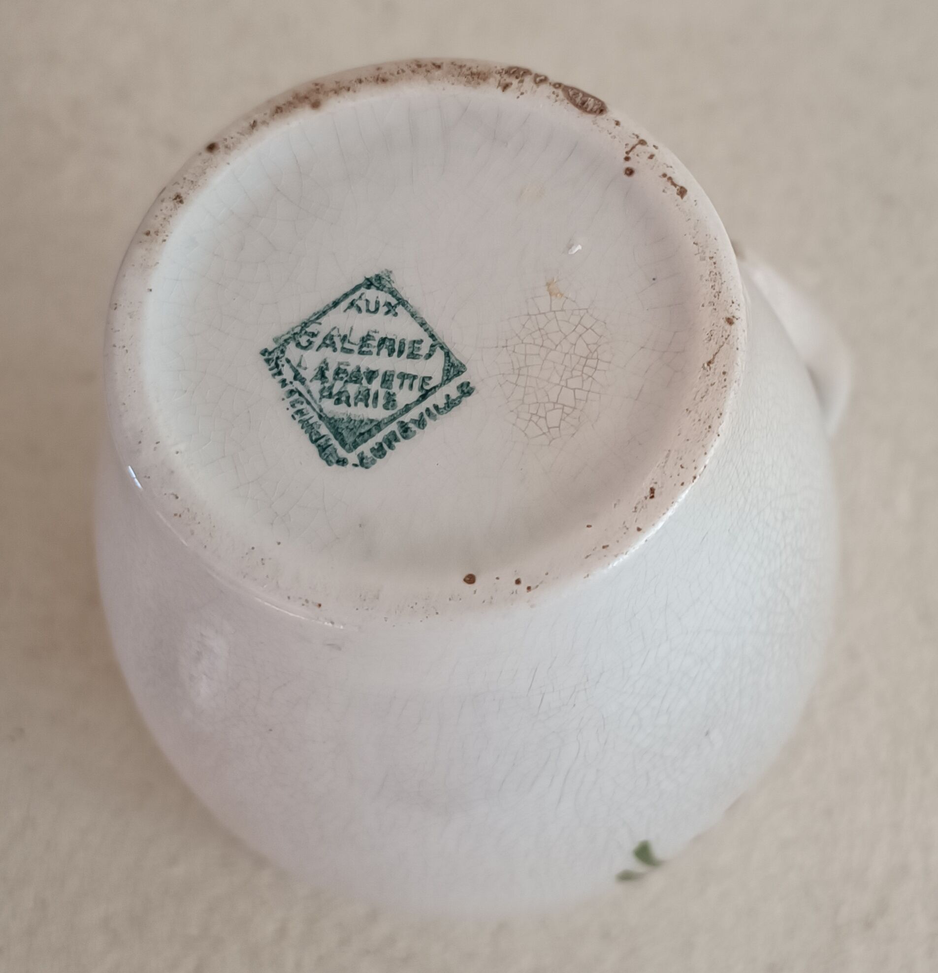 Coffee maker iron earth Lunéville