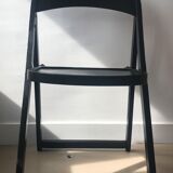 Chaise pliante noire