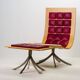 Saporiti Italia "Voyager" lounge chair and ottoman by Gaby Fois Dorell