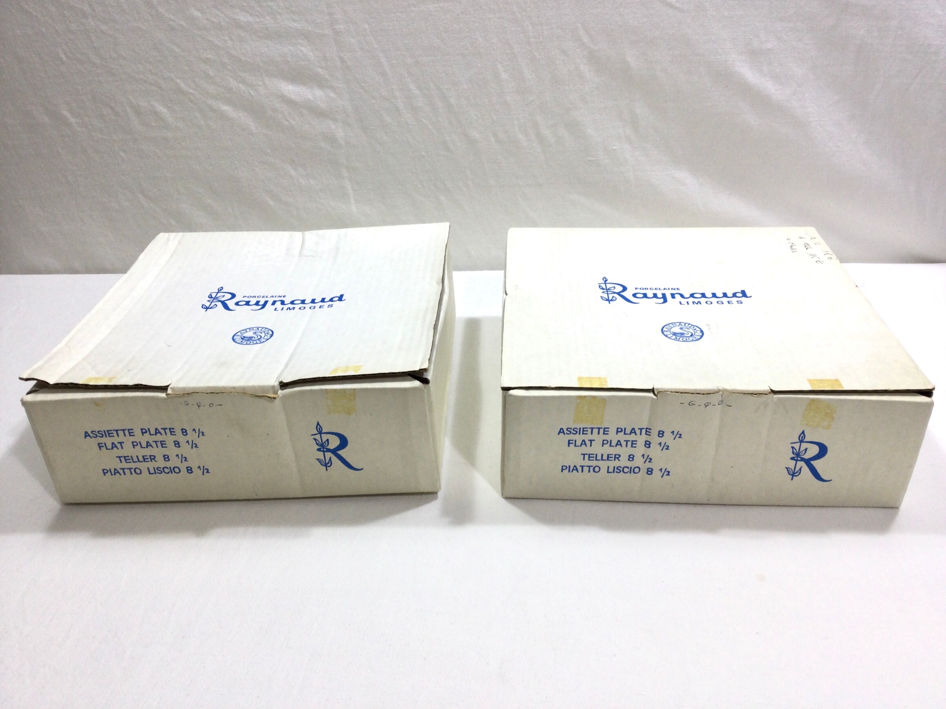 Raynaud & cie - service of 12 flat plates "koutani" in limoges