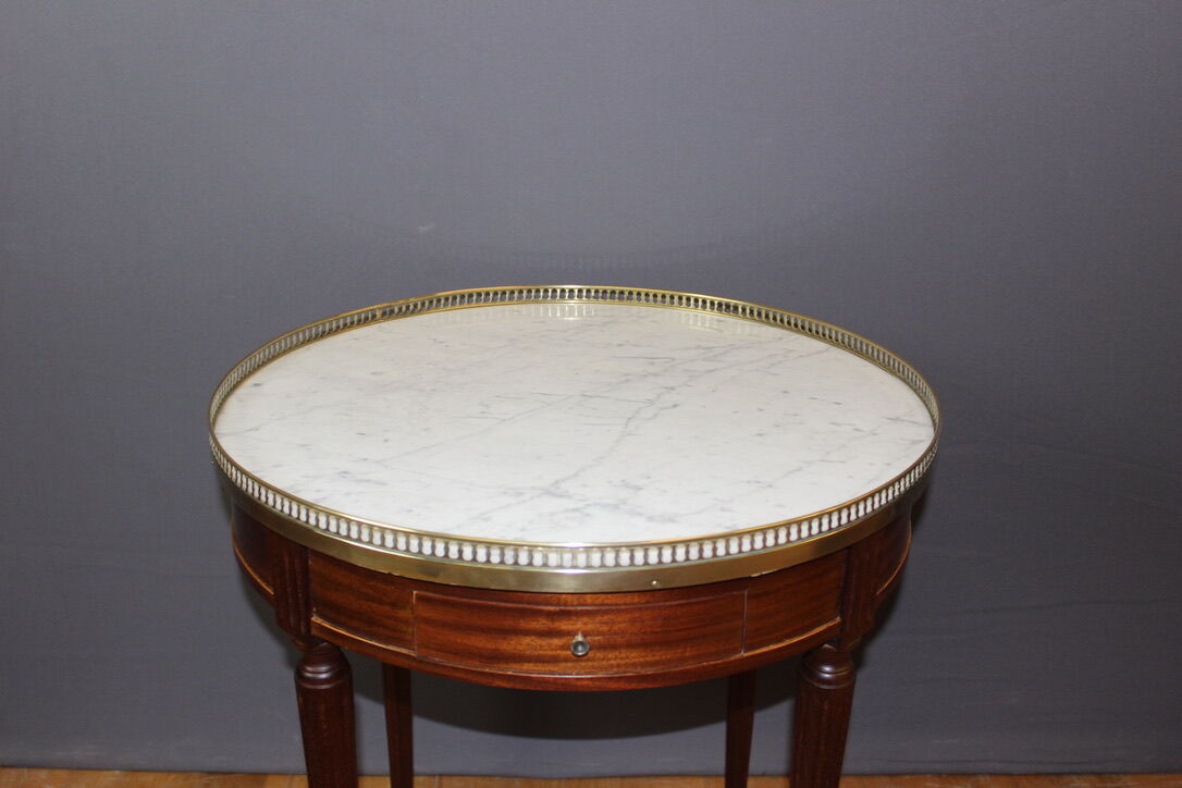 Louis XVI style mahogany hot water bottle table circa 1920