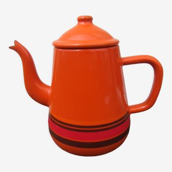 Vintage orange coffee maker