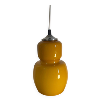 Suspension cloche opaline marron clair