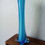 Soliflore bleu murano